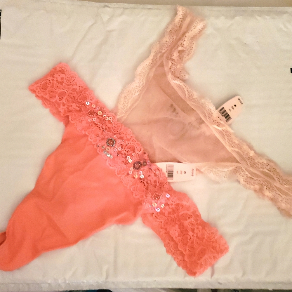 Victoria's Secrets Vintage Thongs 2 pair